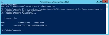 Створення файлу довільного розміру в windows (розміру) Створення файлу довільного розміру в windows
