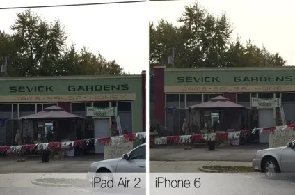 Порівняння можливостей камер iphone 6 і ipad air 2 (iphone) Порівняння можливостей камер iphone 6 і ipad air 2