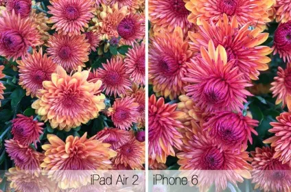 Порівняння можливостей камер iphone 6 і ipad air 2 (можливостей) Порівняння можливостей камер iphone 6 і ipad air 2