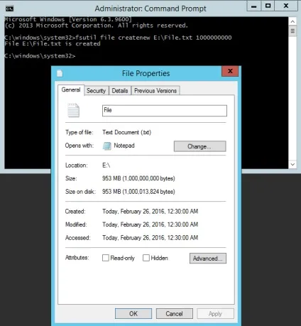 Створення файлу довільного розміру в windows (файлу) Створення файлу довільного розміру в windows