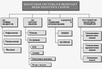 Proprietățile și structura sistemului de impozitare