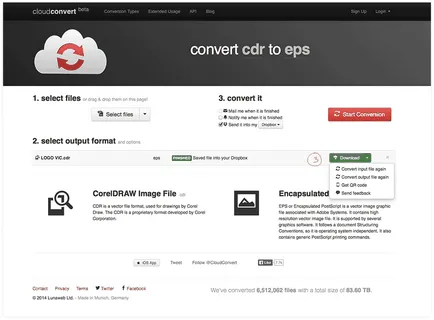 convertor online la eps CDR!