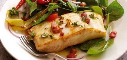 Halibut a sütőben - recept fotókkal lépésről lépésre, hogyan kell főzni egy finom laposhal a sütőben