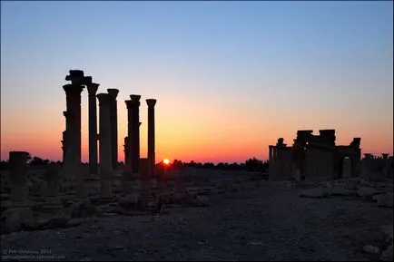 Palmyra - un oraș mare în deșert - fotografii interesante