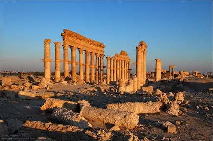 Palmyra - un oraș mare în deșert - fotografii interesante