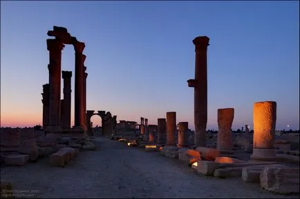 Palmyra - un oraș mare în deșert - fotografii interesante