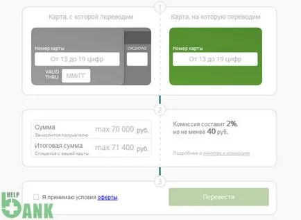 Fordítás egyik kártyáról a másikra OTP Bank