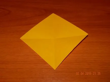 Húsvéti kártya „csirke a szakmában origami”