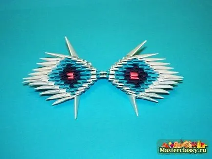 Peacock (moduláris origami) áramköri szerelvényből és mesterkurzus videóval