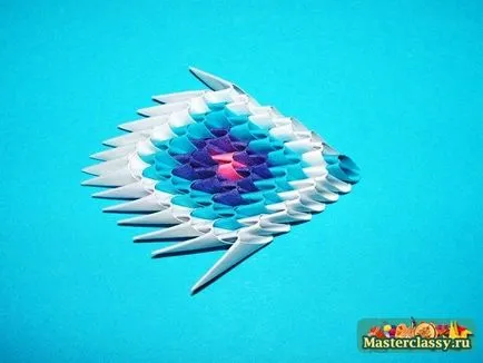 Peacock (модулно оригами) верига монтаж и майсторски клас с видео