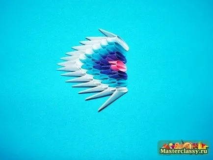 Peacock (moduláris origami) áramköri szerelvényből és mesterkurzus videóval