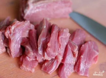 Carne de vită sos - un pas cu pas reteta cu fotografii de pe