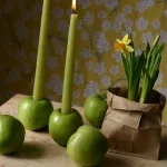 Játék a céltábla eredeti dekor zöld alma asztali