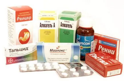 Medicamente, antiacide și adsorbanți, când și de ce a fost prescris, exemple