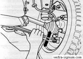 Inspecția și înlocuirea rosturilor viteză constantă (CV artroplastie) Opel Vectra, vectra opel