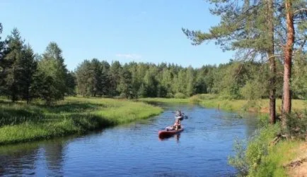 River Nerskaya folyó a külvárosban leírás, jellemzők, fotók