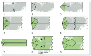 Ing nyakkendővel pénzt hogyan origami és kezüket