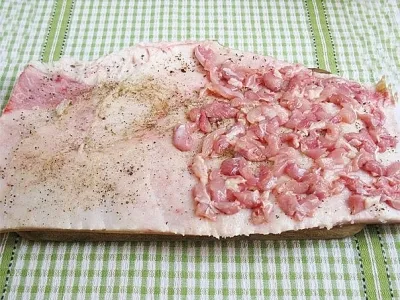 Rola de bacon acasă