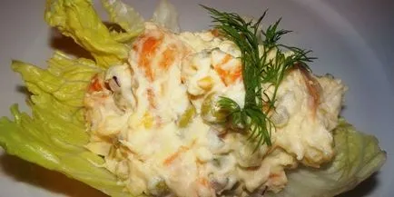 Salata Boyarsky - cum să gătească folosind rețete cu fotografii cu carne de porc, pui sau sunca