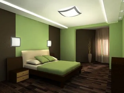 dormitor verde deschis - Fotografie de interior