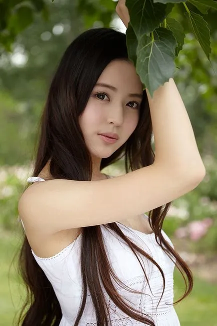 A legszebb kínai nő és fotó egyszerű kínai nők