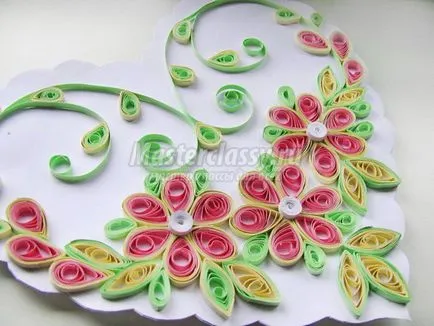 Inima pentru iubit „în tehnica de“ Quilling 