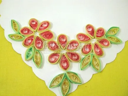 Szív a szeretett „a technika” Quilling 