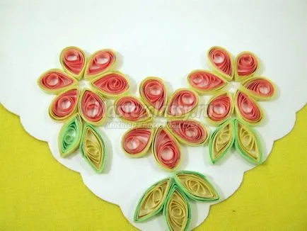 Szív a szeretett „a technika” Quilling 