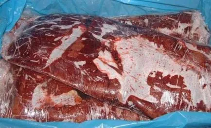 Mennyi húst hűtőszekrényben, a feltételek és a tárolási körülmények marhahús, fotó és videó