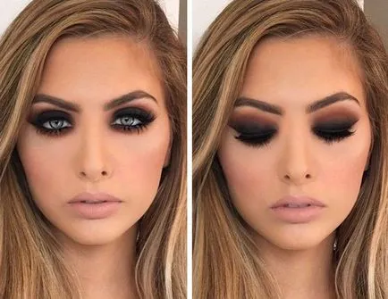 Smokey Eyes за сватба за булката