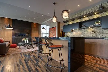 Modern otthoni bárpultok - 45 fotó tervezési ötletek