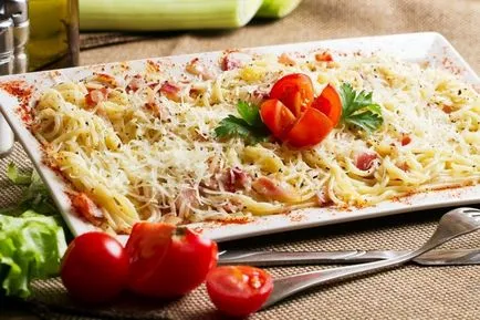 Spaghete Carbonara - o reteta clasica si variantele sale