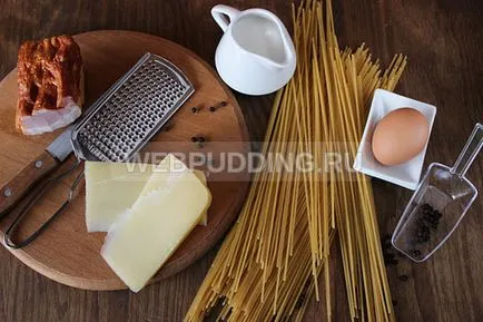 Spagetti carbonara - a klasszikus recept tejszín, hogyan kell főzni