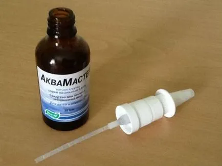 Az orrspray Akvamaster használati utasítás