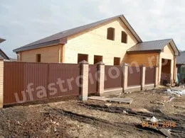 Építése faházak Ufa, 5 év garancia