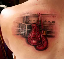 mănuși de box tatuaje