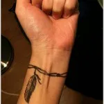 Tattoo toll érték, és a fénykép miniatűr