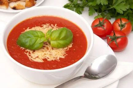 Tomate rețete supa piure
