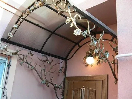 Decorarea prispa într-o casă privată (35 poze)