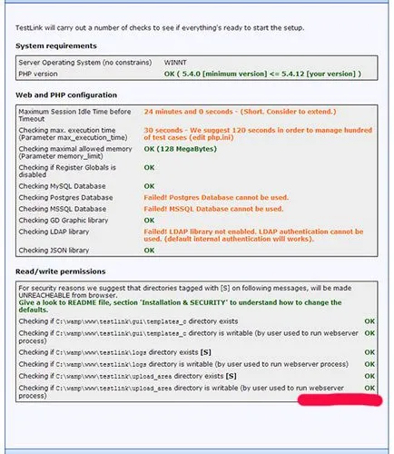 Állítsa testlink egy helyi PC Windows