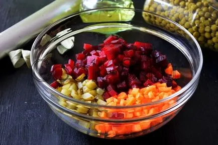Saláta sült zöldségek - lépésről lépésre recept fotókkal, saláták