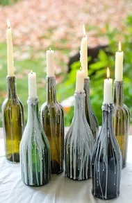 Весільний handmade осінні свічники (свічники) Весільний handmade осінні свічники
