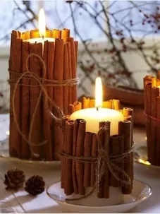 Весільний handmade осінні свічники (handmade) Весільний handmade осінні свічники