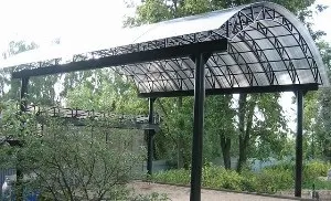 Зварні навіси конструкція і приблизний розрахунок матеріалу (навіси зварні ворота) Зварні навіси конструкція і приблизний розрахунок матеріалу