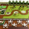 Második Nemzetközi Verseny táj projektek - Terasz kerttervezés