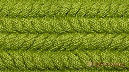 spikelets din Asia de tricotat (master class video)