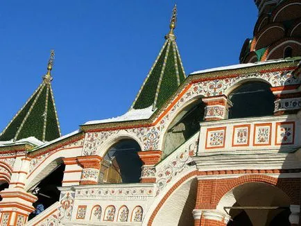 Св Vasiliya Blazhennogo в Москва - главната катедрала в България, тайнствени места, забележителности