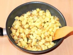 Пържени картофи индийски стил рецепта със снимка