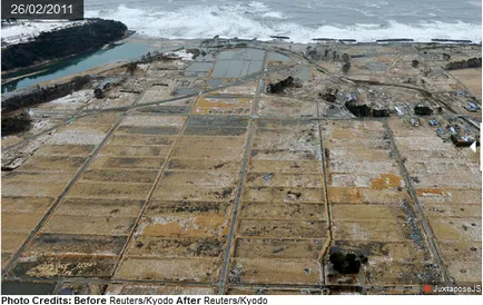 5 години след ядрената катастрофа в Япония погледнете Фукушима от космоса (снимки, видео)