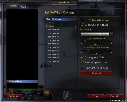 Tellmewhen як налаштувати аддон